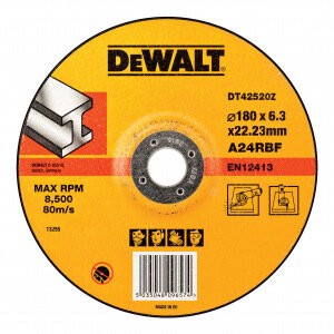 Круг обдирочный по металлу INDUSTRIAL, 180х6.3 мм DEWALT DT42520Z