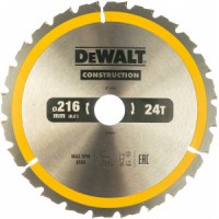 Пильный диск CONSTRUCT (216х30 мм; 24 ATB) Dewalt DT1952