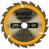 Пильный диск CONSTRUCT 160х20 мм, 18Т, ATB +20град Dewalt DT1931