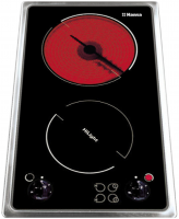 Электрическая варочная панель Hansa BHCI35133030, цвет панели черный, цвет рамки серебристый
