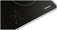 Электрическая варочная панель Hansa BHCI66706, цвет панели черный, цвет рамки серебристый