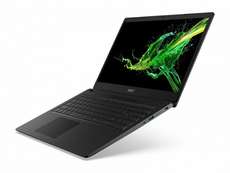Ноутбук 15.6" FHD Acer Aspire A315-56-56XP black (Core i5 1035G1/12Gb/512Gb SSD/noDVD/VGA int/no OS) (NX.HS5ER.013)