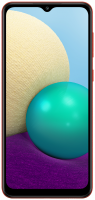 Смартфон Samsung Galaxy A02 2Gb+32Gb Красный
